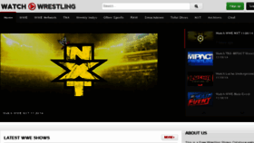 What Watchwrestling.ch website looked like in 2014 (9 years ago)