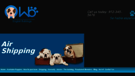 What Wbenglishbulldogs.com website looked like in 2014 (9 years ago)