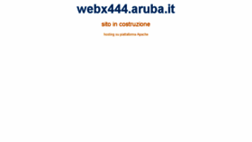 What Webx444.aruba.it website looked like in 2014 (9 years ago)