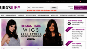 What Wigsway.com website looked like in 2014 (9 years ago)