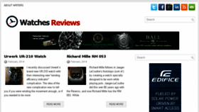 What Watchesreviews.net website looked like in 2014 (9 years ago)