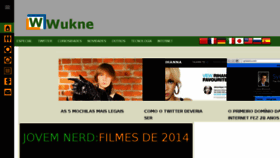 What Wukne.com website looked like in 2014 (9 years ago)