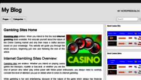 What Webonlinegambling.com website looked like in 2014 (9 years ago)