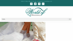 What World-of-weddings.com website looked like in 2014 (9 years ago)