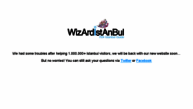 What Wizardistanbul.com website looked like in 2015 (9 years ago)