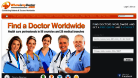 What Whereismydoctor.com website looked like in 2015 (9 years ago)