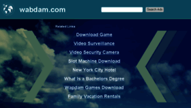 What Wabdam.com website looked like in 2015 (9 years ago)