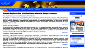 What Webnsoft.com website looked like in 2015 (9 years ago)