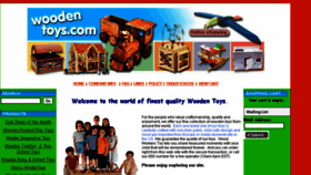 What Woodentoys.com website looked like in 2015 (9 years ago)
