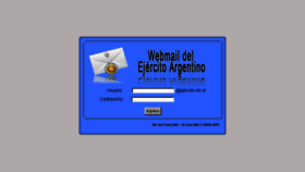What Webmail.ejercito.mil.ar website looked like in 2015 (9 years ago)