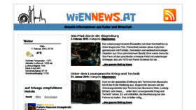 What Wiennews.at website looked like in 2015 (11 years ago)