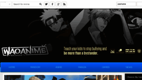 What Waoanime.tv website looked like in 2015 (9 years ago)