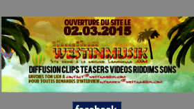 What Westinmuzik.com website looked like in 2015 (9 years ago)