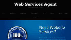 What Webservicesagent.com website looked like in 2015 (9 years ago)