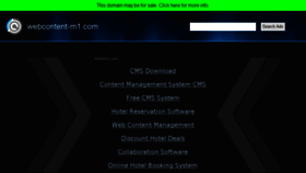 What Webcontent-m1.com website looked like in 2015 (9 years ago)