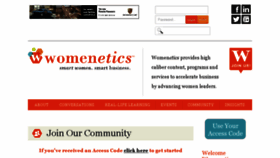 What Womenetics.com website looked like in 2015 (9 years ago)