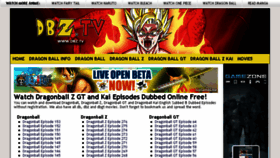 What Watch-dragonball.com website looked like in 2015 (9 years ago)