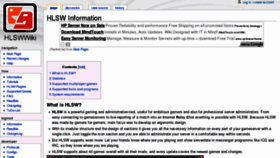 What Wiki.hlsw.net website looked like in 2011 (13 years ago)