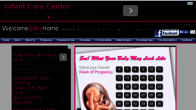 What Welcomebabyhome.com website looked like in 2015 (9 years ago)