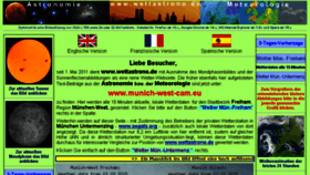 What Wettastrono.de website looked like in 2015 (9 years ago)