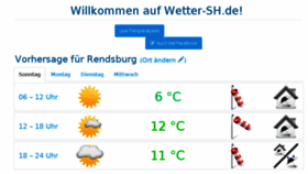 What Wetter-sh.de website looked like in 2015 (9 years ago)