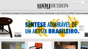 What Waydesign.com.br website looked like in 2015 (9 years ago)