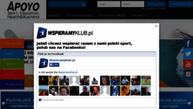 What Wspieramyklub.pl website looked like in 2015 (9 years ago)