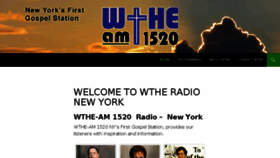 What Wthe1520am.com website looked like in 2015 (9 years ago)