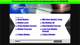 What Weatherworld.com website looked like in 2015 (9 years ago)