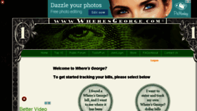 What Wheresgeorge.com website looked like in 2015 (9 years ago)