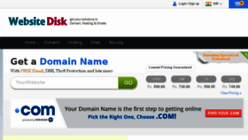 What Websitedisk.com website looked like in 2015 (9 years ago)