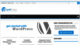 What Wordpressgetstarted.com website looked like in 2015 (9 years ago)