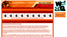 What Weefs-lottosysteme.de website looked like in 2015 (9 years ago)