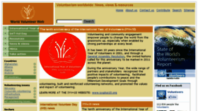 What Worldvolunteerweb.org website looked like in 2015 (9 years ago)