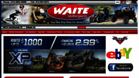 What Waitemotorsports.com website looked like in 2015 (9 years ago)
