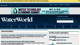 What Waterworld.com website looked like in 2015 (9 years ago)