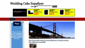 What Weddingcakesuppliers.com website looked like in 2015 (9 years ago)