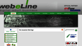 What Web-eline.eu website looked like in 2015 (9 years ago)