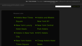 What Webnewyorkhotels.com website looked like in 2015 (8 years ago)