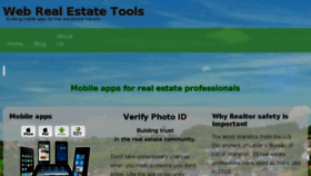 What Webrealestatetools.com website looked like in 2015 (8 years ago)