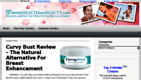 What Womenhealthandbeauty.com website looked like in 2015 (8 years ago)
