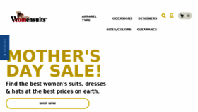 What Womensuitsmanager.com website looked like in 2015 (9 years ago)