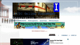 What Www-irctc.blogspot.com website looked like in 2015 (9 years ago)