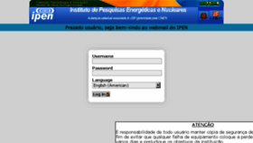 What Webmail.ipen.br website looked like in 2015 (8 years ago)