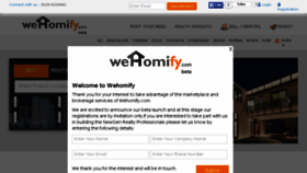 What Wehomify.com website looked like in 2015 (8 years ago)