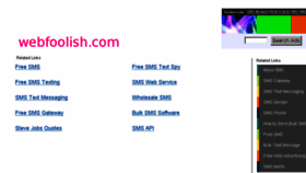 What Webfoolish.com website looked like in 2015 (8 years ago)