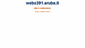 What Webx391.aruba.it website looked like in 2015 (8 years ago)