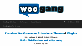 What Woogang.com website looked like in 2015 (8 years ago)