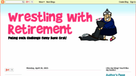 What Wrestlingwithretirement.com website looked like in 2015 (8 years ago)