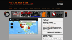 What Wildlandfire.com website looked like in 2015 (8 years ago)